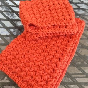 Set of 2 Textured crochet dishcloths